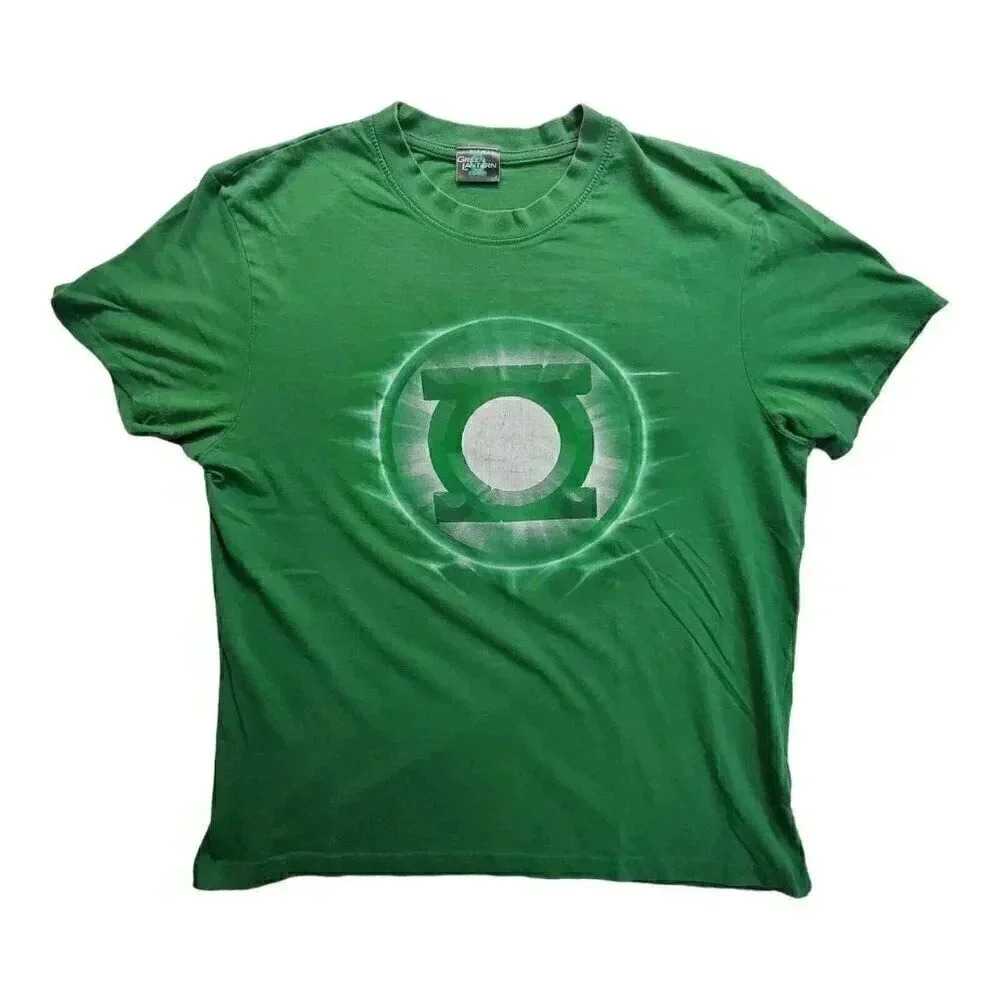 DC Comics Green Lantern Corps Logo Shirt Superhero Graphic Design Tee Size Large